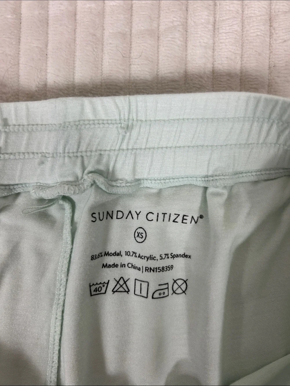 Sunday citizen Mint Scoop Neck Tank Top with matching shorts pajama set size XS
